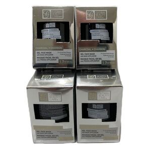 Gel Face Mask Charcole 4 Pack Set Global Beauty Care